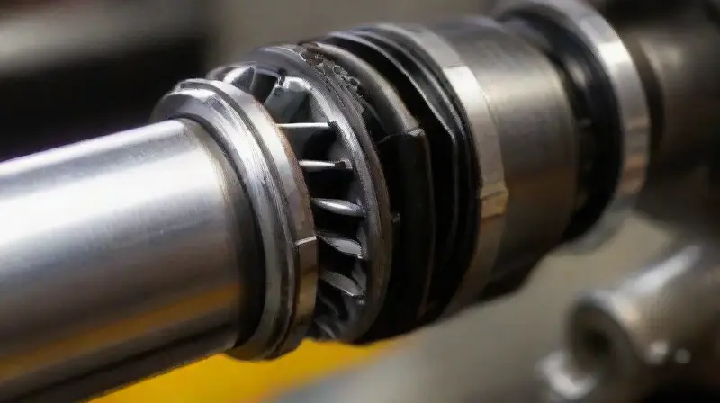 Imagen realista de un motor turbo avanzado