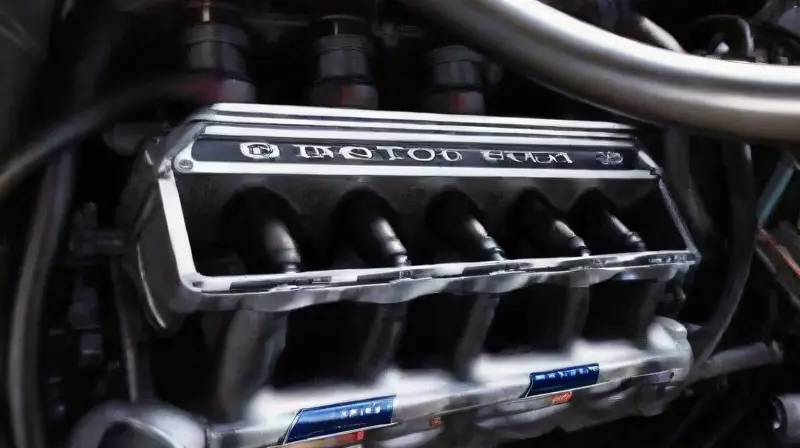 Imagen realista de un motor moderno