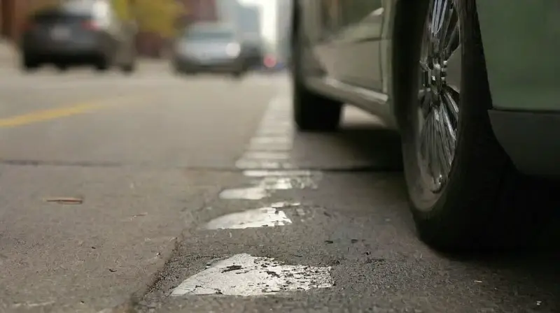 Un híbrido plateado destaca en la ciudad
